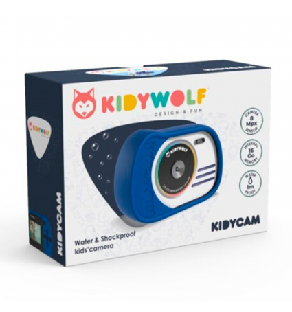 Cámara Digital Infantil Kidywolf Kidycam Azul