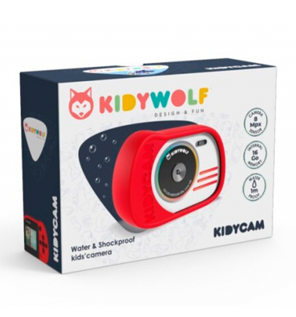 Cámara Digital Infantil Kidywolf Kidycam Rojo
