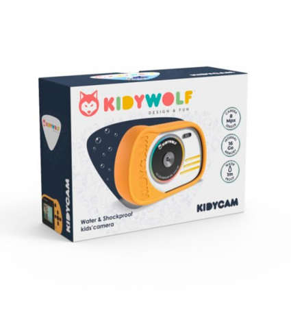 Cámara Digital Infantil Kidywolf Kidycam Naranja