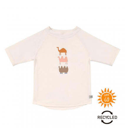 Samarreta Protecció solar UV Lassig Camel Nature Màniga Curta