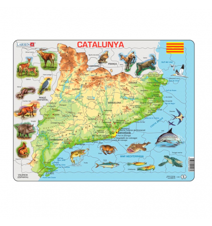 Puzle Larsen Catalunya física