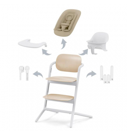 Trona Cybex Lemo 4 en 1 Sand White