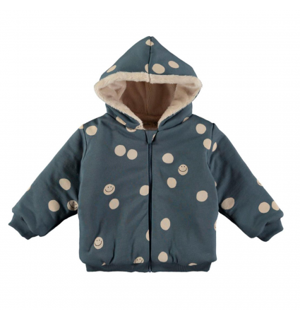 Jaqueta embuatada Babyclic Happy Storm Blue