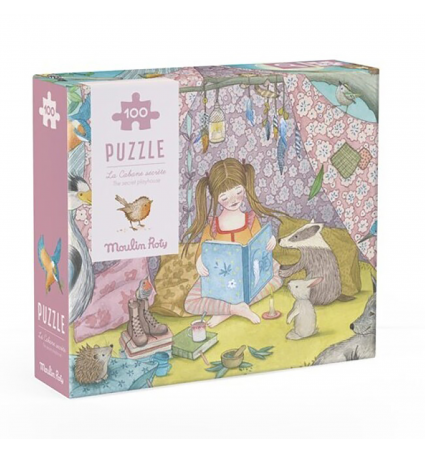 Puzzle Moulin Roty La cabaña secreta Rosalies