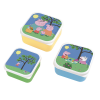 Set 3 caixetes d'esmorzar Petit Jour Paris Peppa Pig
