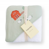 Capa de bany Bonjourbébé 100X100 Funny Farm Menta Serigrafía