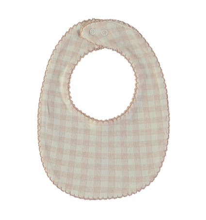 Babero reversible Lillymom Baby Toscana Nude