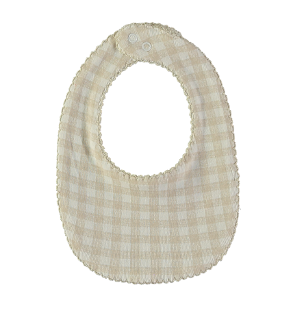 Babero reversible Lillymom Baby Toscana Sand