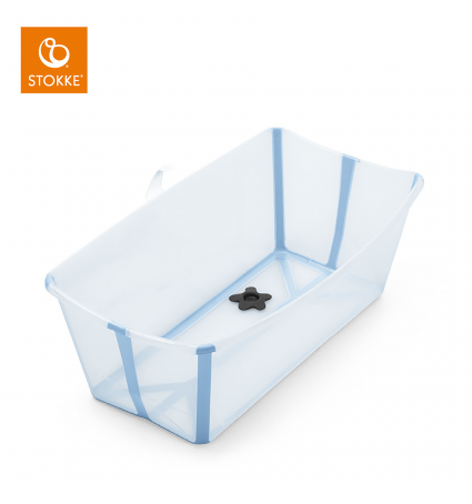 Banyera Stokke® Flexi Bath® Transparent Blau Oceà