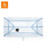 Banyera Stokke® Flexi Bath® Transparent Blau Oceà