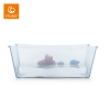 Banyera Stokke® Flexi Bath® Transparent Blau Oceà