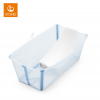 Banyera Stokke® Flexi Bath® Transparent Blau Oceà