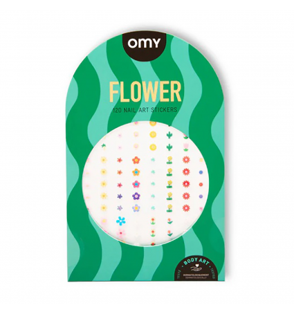 Adhesius per les ungles Omy Flors