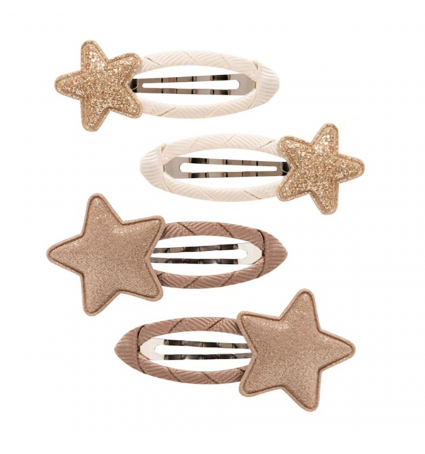 Set de Clips Billy ❤ Audrey Estrellas Goldrus Mocca