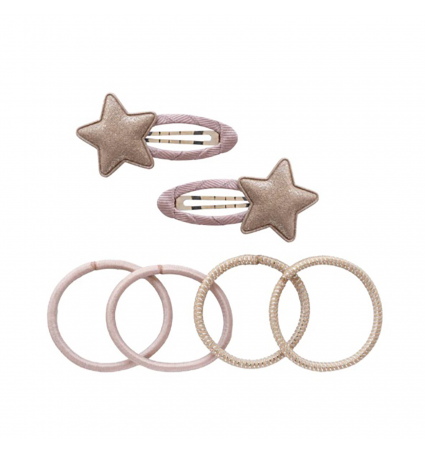 Set de Clips i gomes Billy ❤ Audrey marró