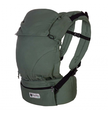 Mochila Portabebés Quokkababy E-Carrier Green Diamond