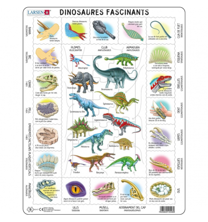 Puzzle Larsen Dinosaures fascinants 