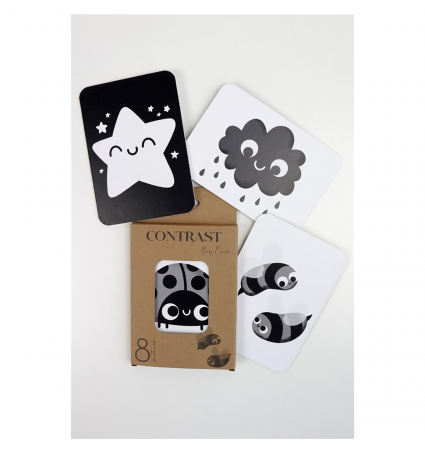 Cartes de contrast per bebès Lille Vilde 