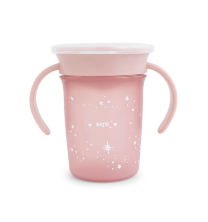 Tassa Antidegoteig Saro 360 amb tapa Rosa