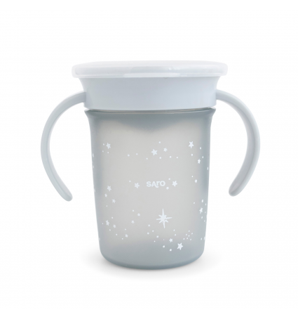 Tassa Antidegoteig Saro 360 amb tapa Gris