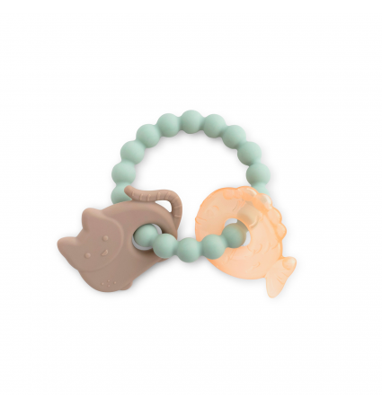 Mossegador d'aigua i silicona Saro "Soft & Cool" gat i peix