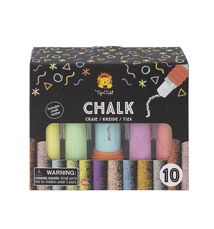Caixa de 10 guixos terra Tigertribe Chalk