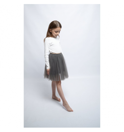 Faldilla tutú Billy ❤ Audrey Daphne Gris Fosc