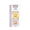 Pack 2 Chupetes BIBS Round Pale Butter/Petal 0-6m 