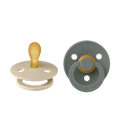 Pack 2 Xumets BIBS Symmetrical Vanilla/Pine 0-6m