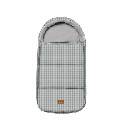 Saco capazo Babyclic Oslo Checks Verde