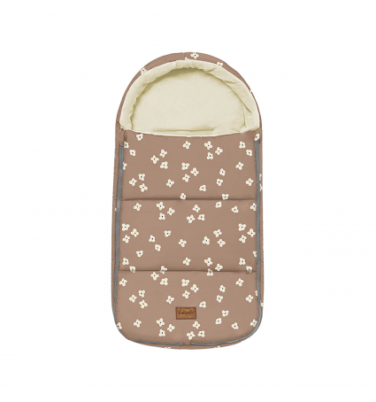 Saco capazo Babyclic Oslo Flower Teja