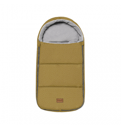 Saco capazo Babyclic Oslo Mini Dots Mostaza