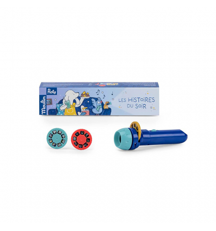 Llanterna projector d'històries Moulin Roty Puce & Pilou