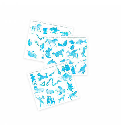 Mapa celeste calcomanies Moulin Roty El Jardí de Moulin