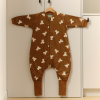 Pijama manta molis&co TOG 1 con calcetines 1 año Teddy Mocca