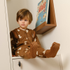 Pijama manta molis&co TOG 1 con calcetines 1 año Teddy Mocca