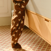 Pijama manta molis&co TOG 1 con calcetines 1 año Teddy Mocca