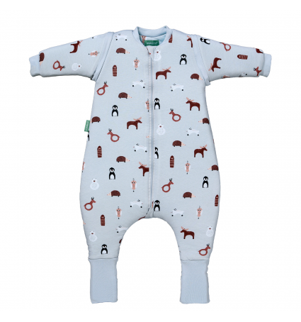 Pijama manta molis&co TOG 2.5 con calcetines 3 años Winter Animals