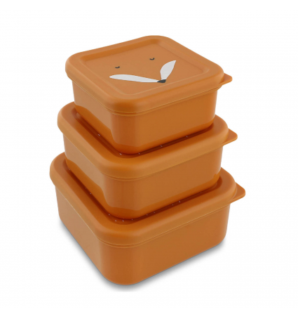 Set 3 caixetes d'esmorzar Trixie Mr. Fox