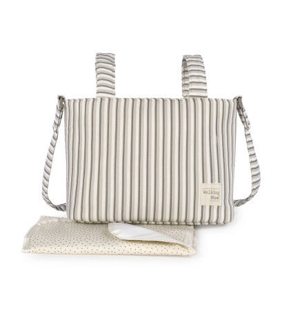 Bolsa Walking Mum Crossbody Botton Strips