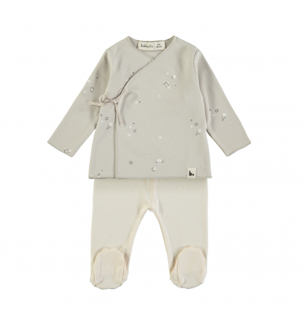 Jubón cruzado & Polaina Babyclic Cosmos Stone