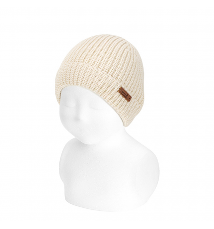 Gorro Cóndor canalé 3-6 mesos