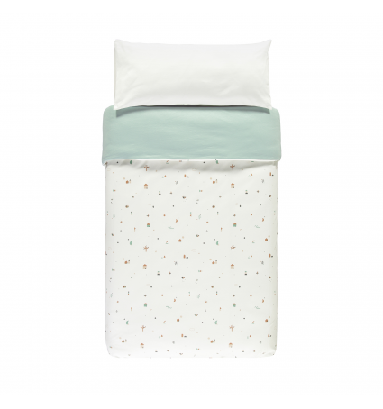 Funda nòrdica Babyclic 70x140 Forest