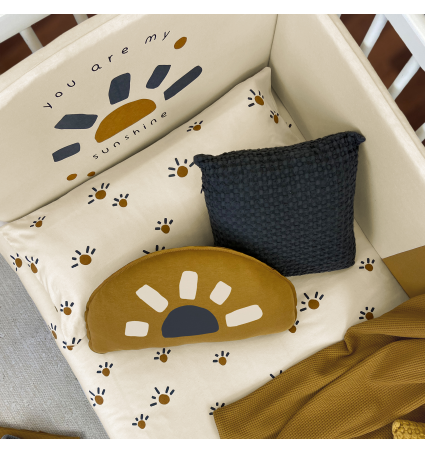 Pack Funda nòrdica + Protector Babyclic 60x120 Sunshine
