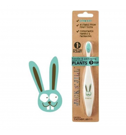 Raspall de dents natural Jack N' Jill Bunny