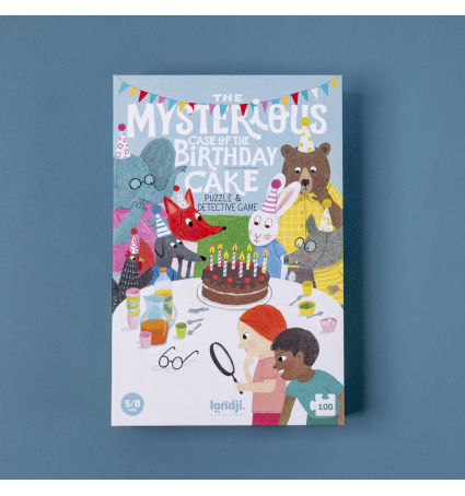 Puzzle Londji 100 peces The Mysterious case of the birthday cake