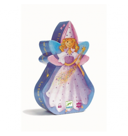 Puzzle Djeco 36 piezas Silueta La Hada