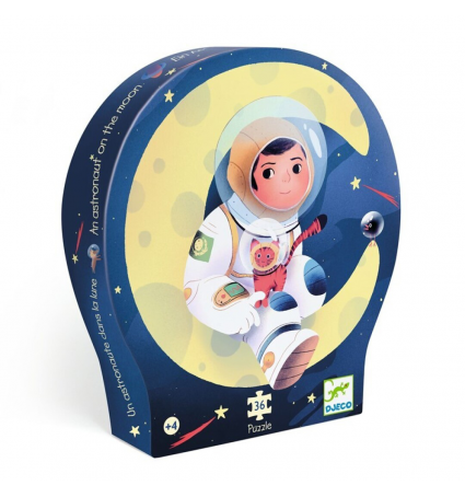 Puzzle Djeco 36 piezas Silueta Astronauta