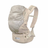 Mochila Portabebés Quokkababy E-Carrier Mesh Taupe Leaves