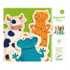 Magnéticos Djeco Animales Locos